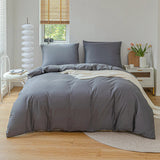 Cifeeo-spring comforter sets Simple Soft Cotton Duvet Cover & Sham Set