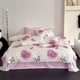 Cifeeo-spring comforter sets Vintage Butterflies Y2K Aesthetic Bedding Set