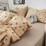 Cifeeo-spring comforter sets Vintage Forest Mushrooms Fall Bedding Set