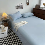 Cifeeo-spring comforter sets Waffle Striped Duvet Cover Bedding Set