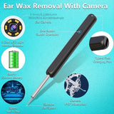 Cifeeo-Ear Cleaner With Camera, Earwax Remover With 4 Spoons And 8 Earpick Tools, Earwax Remover With 1080P, Rechargeable Earwax Remover For Adults