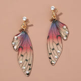 CIFEEO-Resin Butterfly Wing Earrings