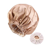 Cifeeo-Satin Bonnet Silk Bonnet Hair Bonnet For Sleeping Satin Bonnet For Hair Bonnets For Women Silk Bonnet For Natural Hair Luxury Shower Cap For Women