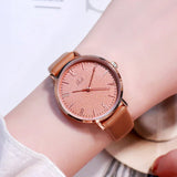 CIFEEO-Gypsophila Student Simple Belt Waterproof Watch