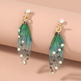 CIFEEO-Resin Butterfly Wing Earrings