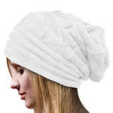 Cifeeo-Petscute Unisex Knitted Baggy Beanie, Oversized Winter Hat, Ski Slouchy Cap Skullies Beanie, Women Winter Warm Cap Beanies