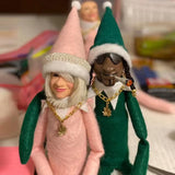 Cifeeo 🔥Limited Time Sale🔥Snoop On A Stoop Christmas Elf Doll🔥