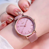 CIFEEO-Gypsophila Student Simple Belt Waterproof Watch