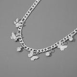 CIFEEO-Butterfly Metal Clavicle Necklace