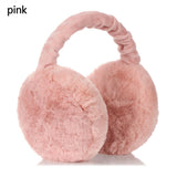 Cifeeo-Loorain Solid Color Earmuffs Unisex Soft Plush Ear Warmer Foldable Ear Muffs Comfortable Coldproof Earmuffs For Winter Outdoor