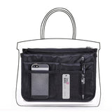 Cifeeo-Purse Insert Storage Bag, Versatile Travel Organizer Bag Insert Cosmetic Bag With Multi-Pockets