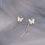 CIFEEO-Opal Butterfly Fringe Earrings