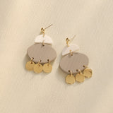 CIFEEO-Body Clay Texture Lacquered Acrylic Earrings