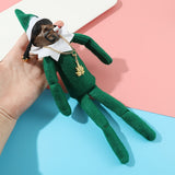 Cifeeo-Christmas Elf Doll felt doll eco-friendly doll spot peeping bent Snoop on a Stoop