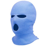 Cifeeo-Winter Warm Head Cover, 3-hole Knitting Ski Mask Cold Proof Full Face Mask