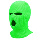 Cifeeo-Winter Warm Head Cover, 3-hole Knitting Ski Mask Cold Proof Full Face Mask