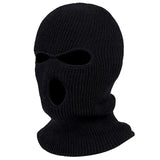 Cifeeo-Winter Warm Head Cover, 3-hole Knitting Ski Mask Cold Proof Full Face Mask