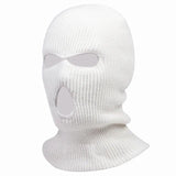 Cifeeo-Winter Warm Head Cover, 3-hole Knitting Ski Mask Cold Proof Full Face Mask