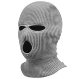 Cifeeo-Winter Warm Head Cover, 3-hole Knitting Ski Mask Cold Proof Full Face Mask