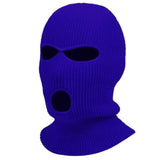 Cifeeo-Winter Warm Head Cover, 3-hole Knitting Ski Mask Cold Proof Full Face Mask