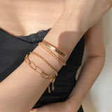 CIFEEO-Four-Piece Alloy Bracelet Bracelet