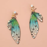 CIFEEO-Resin Butterfly Wing Earrings