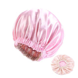 Cifeeo-Satin Bonnet Silk Bonnet Hair Bonnet For Sleeping Satin Bonnet For Hair Bonnets For Women Silk Bonnet For Natural Hair Luxury Shower Cap For Women