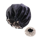 Cifeeo-Satin Bonnet Silk Bonnet Hair Bonnet For Sleeping Satin Bonnet For Hair Bonnets For Women Silk Bonnet For Natural Hair Luxury Shower Cap For Women