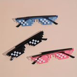 Cifeeo-1pc, Festival Party Props Party Photo Props Mosaic Funny Party Glasses Anime Pixel Glasses, Cheap Stuff, Weird Stuff, Mini Stuff, Cute Aesthetic Stuff, Cool Gadgets, Unusual Items, Party Decor, Party Supplies