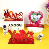 Valentine's Day Ornament Silicone Resin Casting Molds