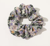 CIFEEO-Vintage Floral Large Intestine Circle Hair Tie