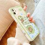 CIFEEO-Matcha Bear Phone Case