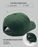 Cifeeo-Utmost Structured Baseball Cap with Adjustable Closure - Performance Hat for Outdoor Activities and Custom Embroidery