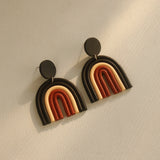 CIFEEO-Body Clay Texture Lacquered Acrylic Earrings