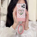 CIFEEO-Mirror Flower Bracelet Phone Case