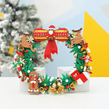 Christmas Gifts Light Tree Building Blocks Rotatable Music Box Ornaments