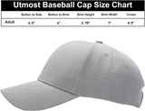 Cifeeo-Utmost Structured Baseball Cap with Adjustable Closure - Performance Hat for Outdoor Activities and Custom Embroidery