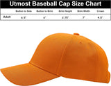 Cifeeo-Utmost Structured Baseball Cap with Adjustable Closure - Performance Hat for Outdoor Activities and Custom Embroidery