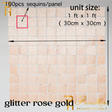 Back to school decoration  Cifeeo  Ins FB Hot Square Sequin Panel Backdrop Wedding Baby Shower Birthday Party Backdrop Decor Gorgeous Shimmer Wall Decorative Plate