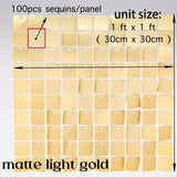 Back to school decoration  Cifeeo  Ins FB Hot Square Sequin Panel Backdrop Wedding Baby Shower Birthday Party Backdrop Decor Gorgeous Shimmer Wall Decorative Plate