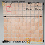 Back  To School Cifeeo Iridescent Party Sequin Backdrop Glitter Shimmer Square Sequin Panel Wall Popular Wedding Decor Baby Shower Birthday Decoration