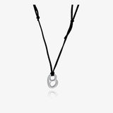 Cifeeo-Black Leather Rope Necklace