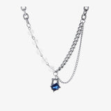 Cifeeo-Blue Gemstone Necklace