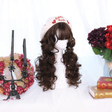 CIFEEO-Chocolate & Walnut Harajuku Curly Wig