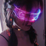 LED Glasses EL Wire Neon Party Luminous LED Glasses Light Up Glasses Rave Costume Party Decor DJ SunGlasses Halloween Decoration1209