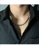 Cifeeo-Double Chain Cross Necklace