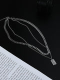 Cifeeo-Double Cuban Chain Necklace