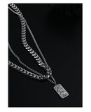 Cifeeo-Double Cuban Chain Necklace