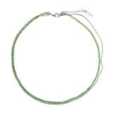 Cifeeo-Double Layered Zircon Beads Necklace & Bracelet