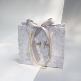 Cifeeo  New Creative High-Quality Grey Marble Gift Bag For Christmas/Wedding/Baby Shower/Birthday Party Favors Gift Packaging Box